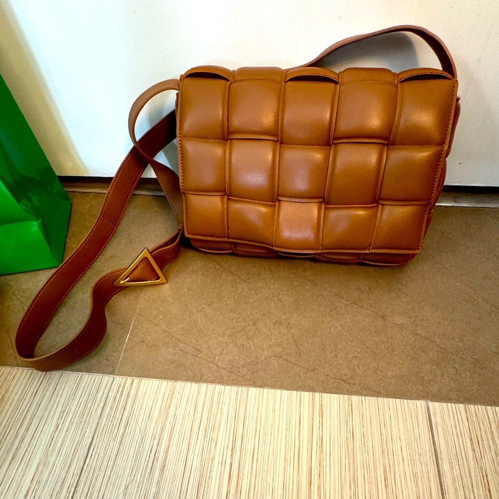 Bottega Veneta Cassette Brown Leather Bag